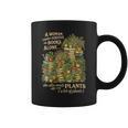Women's Book & Plant Lover Reading Gardening She Also Need Plants Graphic Print Coffee Mug