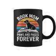 Women's Book Mom Dog Lover Paws And Pages Forever Graphic Print Coffee Mug Women's Book Mom Dog Lover Paws And Pages Forever Graphic Print Coffee Mug