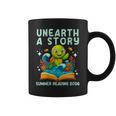 Women's Book Sea Turtle Summer Reading 2026 Unearth a Story Graphic Print Coffee Mug