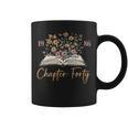 Women's Chapter Forty 1986 40th Birthday Wildflower Book 40 Year Old Graphic Print Coffee Mug Women's Chapter Forty 1986 40th Birthday Wildflower Book 40 Year Old Graphic Print Coffee Mug