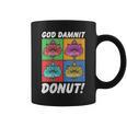 Women's Dungeon Crawler Carl God Damnit Donut Cat Pop Art Book Graphic Print Coffee Mug Women's Dungeon Crawler Carl God Damnit Donut Cat Pop Art Book Graphic Print Coffee Mug