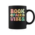 Women's Library Book Fair Vibe Groovy Retro School Reading Nostalgic Graphic Print Coffee Mug