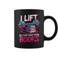 Women's I Lift So I Can Carry More Books Reader Gym Book Lover Graphic Print Coffee Mug Women's I Lift So I Can Carry More Books Reader Gym Book Lover Graphic Print Coffee Mug
