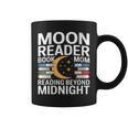Women's Moon Reader Book Mom Reading Beyond Midnight Graphic Print Coffee Mug