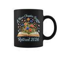 Women's New Chapter Begins Retired 2026 Watercolor Floral Book Women Graphic Print Coffee Mug Women's New Chapter Begins Retired 2026 Watercolor Floral Book Women Graphic Print Coffee Mug