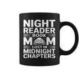 Women's Night Reader Book Mom Lost In Midnight Chapters Graphic Print Coffee Mug