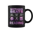 Women's Nothing Beats Reading Rock Paper Scissors Book Lover Graphic Print Coffee Mug Women's Nothing Beats Reading Rock Paper Scissors Book Lover Graphic Print Coffee Mug