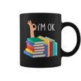 Women's Reading Books Librarian Reader Nerd I'm Ok Graphic Print Coffee Mug Women's Reading Books Librarian Reader Nerd I'm Ok Graphic Print Coffee Mug