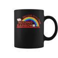 Women's Retro Rainbow Take A Look It's In A Book Reading Bookworm Graphic Print Coffee Mug Women's Retro Rainbow Take A Look It's In A Book Reading Bookworm Graphic Print Coffee Mug