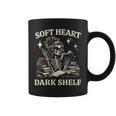 Women's Soft Heart Dark Shelf Dark Romance Book Lover Skeleton Goth Graphic Print Coffee Mug Women's Soft Heart Dark Shelf Dark Romance Book Lover Skeleton Goth Graphic Print Coffee Mug