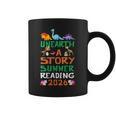 Women's Unearth A Story Summer Reading Program 2026 Dinosaur Book Graphic Print Coffee Mug Women's Unearth A Story Summer Reading Program 2026 Dinosaur Book Graphic Print Coffee Mug