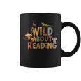 Women's Wild About Reading Book Animal Children's Book Lover Teacher Graphic Print Coffee Mug Women's Wild About Reading Book Animal Children's Book Lover Teacher Graphic Print Coffee Mug