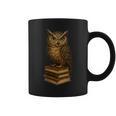 Women's Wise Owl Monocle Books Scholar Academic Art Graphic Print Coffee Mug Women's Wise Owl Monocle Books Scholar Academic Art Graphic Print Coffee Mug