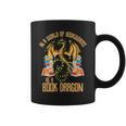 In A World Of Bookworms Be A Book Dragon Graphic Print Coffee Mug