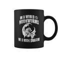 In A World Of Bookworms Be A Book Dragon Inspirational Graphic Print Coffee Mug