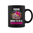 Yoshi Born To Be A Bookworm Personalized Graphic Print Coffee Mug