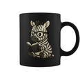 Zebra Reading Book Lover Graphic Print Coffee Mug