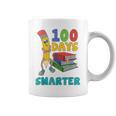 100 Days Smarter Teacher Student Books 100th Day Of School For Men Women Kids Graphic Print Coffee Mug