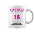 18th Birthday Guest Book Party 18 Years Graphic Print Coffee Mug