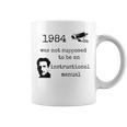 1984 Not An Instruction Manual Orwell Book Lover Themed Graphic Print Coffee Mug 1984 Not An Instruction Manual Orwell Book Lover Themed Graphic Print Coffee Mug
