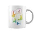 8th Birthday Book Reading Bookworm Book Lover Girls Graphic Print Coffee Mug