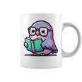 Adorable Book Lover Pigeon With Reading Glasses Cute Graphic Print Coffee Mug Adorable Book Lover Pigeon With Reading Glasses Cute Graphic Print Coffee Mug