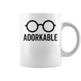 Adorkable Cute Nerd Glasses For Bookworm Book Reader Graphic Print Coffee Mug Adorkable Cute Nerd Glasses For Bookworm Book Reader Graphic Print Coffee Mug
