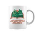 Adventure Awaits a Idea For Book Lovers Graphic Print Coffee Mug