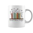 Applied Behavior Analysis Book Flower ABA Therapist Graphic Print Coffee Mug