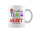 THE BEST TEACHERS TEACH FROM THE HEART NOT BOOK T-SHIRT Men Women Graphic Print Coffee Mug