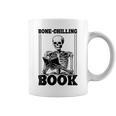 Bone-Chilling Book Book Lover Bookworm Skeleton Book Graphic Print Coffee Mug Bone-Chilling Book Book Lover Bookworm Skeleton Book Graphic Print Coffee Mug