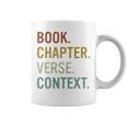 Book Chapter Verse Christian Bible Reformed Theology Graphic Print Coffee Mug Book Chapter Verse Christian Bible Reformed Theology Graphic Print Coffee Mug