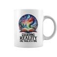 Book Dragon Reading Escaping Reality One Page Bookish Dragon Graphic Print Coffee Mug