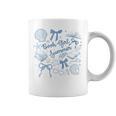 Book Girl Summer Bow Beach Seashell Summer Graphic Print Coffee Mug