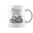 Book Lover Bookworm Feral Readers Club Raccoon Opossum Premium Tri-Blend Graphic Print Coffee Mug
