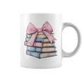 Book Lover Coquette Bow Pink Dainty Ribbon Cute Bookworm Graphic Print Coffee Mug Book Lover Coquette Bow Pink Dainty Ribbon Cute Bookworm Graphic Print Coffee Mug