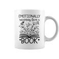Book Lover Emotionally Recovering From A Book Graphic Print Coffee Mug Book Lover Emotionally Recovering From A Book Graphic Print Coffee Mug