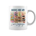 Book Lover Reading Brushstroke Books Are My Love Language Graphic Print Coffee Mug Book Lover Reading Brushstroke Books Are My Love Language Graphic Print Coffee Mug