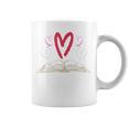Book Lover Valentines Day Librarian Idea Reading Graphic Print Coffee Mug