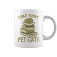 Book Lover Women Read Books Pet Cats Premium Tri-Blend Graphic Print Coffee Mug