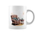 Book Lovers Cats Graphic Print Coffee Mug Book Lovers Cats Graphic Print Coffee Mug