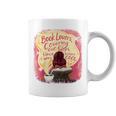 Book Lovers Covering Our Faces Graphic Print Coffee Mug