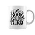 Book Nerd Books Reading Bookworm Bibliophile Graphic Print Coffee Mug