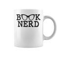 BOOK NERD Glasses Reading Lover Bookworm Teacher Quote Women Graphic Print Coffee Mug