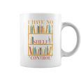 Book Nerd I Have No Shelf Control Library Reading Graphic Print Coffee Mug