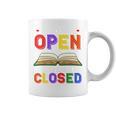 If My Book Is Open Your Mouth Is Closed Reading Books Performance Graphic Print Coffee Mug