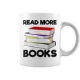 Book Reading Books Librarian Read More Books Graphic Print Coffee Mug