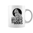 Book Reading Book Easily Distracted By Cats And Books Graphic Print Coffee Mug
