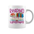 Book Reading Reading Is My Superpower Graphic Print Coffee Mug