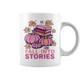 Bookcore Coquette Pinkoween Fall Into Stories Books Premium Tri-Blend Graphic Print Coffee Mug Bookcore Coquette Pinkoween Fall Into Stories Books Premium Tri-Blend Graphic Print Coffee Mug